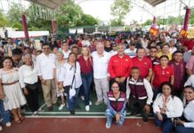 POLÍTICA QUINTANA ROO / ENCABEZA RAFA MARÍN ASAMBLEA INFORMATIVA EN LEONA VICARIO; REFUERZA LLAMADO A LA DEFENSA DE LA SOBERANÍA