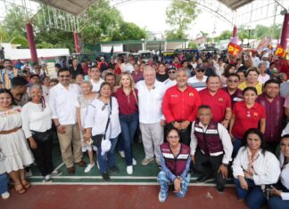 POLÍTICA QUINTANA ROO / ENCABEZA RAFA MARÍN ASAMBLEA INFORMATIVA EN LEONA VICARIO; REFUERZA LLAMADO A LA DEFENSA DE LA SOBERANÍA
