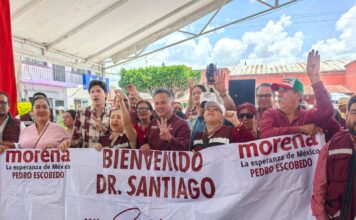 POLÍTICA QUERÉTARO / Santiago Nieto recibe el respaldo de 2 mil ciudadanos en Ezequiel Montes para liderar la 4T y llama a defender la Soberanía Nacional