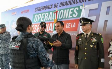 EJECUTIVO CHIAPAS / Eduardo Ramírez fortalece la profesionalización de la Fuerza de Reacción Inmediata Pakal