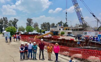 CDMX / Supervisa Clara Brugada 9 obras hidráulicas para mitigar inundaciones en Tláhuac; se invirtieron más de 256 mdp para resolver rezagos históricos