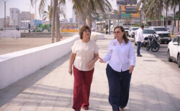 EJECUTIVO VERACRUZ / Supervisa Rocío Nahle avances en la rehabilitación del Centro Histórico de Veracruz