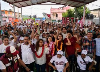 POLÍTICA GUERRERO / Zona Poniente de Acapulco y Coyuca respaldan a Beatriz Mojica