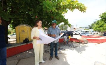 MÉRIDA, YUCATÁN / Cecilia Patrón supervisa obras de mejoramiento urbano en el centro y oriente de la ciudad; Para Mérida todo lo mejor