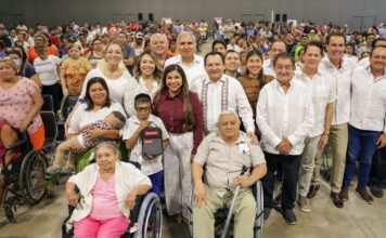 EJECUTIVO YUCATÁN / Renacimiento Maya y Gobierno de México suman esfuerzos para entregar 1,147 aparatos de movilidad en los 106 municipios de Yucatán