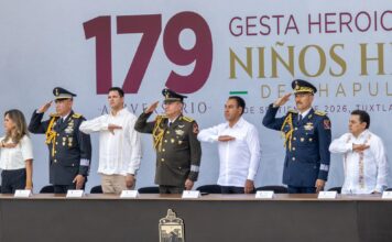 EJECUTIVO CHIAPAS / Eduardo Ramírez participa en la conmemoración de la Gesta Heroica de los Niños Héroes