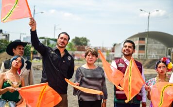 EDO. MEX. / Abandera Delfina Gómez inicio de construcción de 13 Centros Comunitarios “México Imparable”