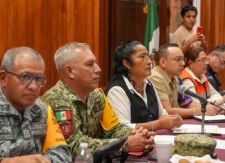 ACAPULCO,GUERRERO / Evalúa Abelina López daños y acciones de auxilio en Acapulco