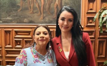 POLÍTICA AZCAPOTZALCO,CDMX /La diputada federal y aspirante a la coordinación local de Morena, Gabriela Jiménez Godoy, sostuvo una reunión de trabajo con la Jefa de Gobierno de la Ciudad de México, Clara Brugada Molina.
