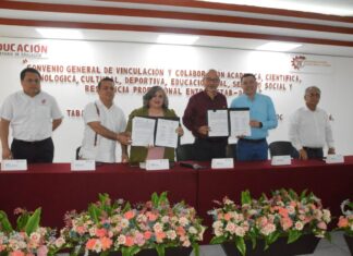 EJECUTIVO TABASCO / Formalizan SETAB y DGETI convenio para fortalecer la formación integral de las juventudes